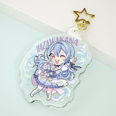 China DIY/Anime/Photo Paran Clear Charm Acrylic Keychains Wholesale For Best Customize Make Your Kawaii Anime Design Acrylic Round Key Chain for sale