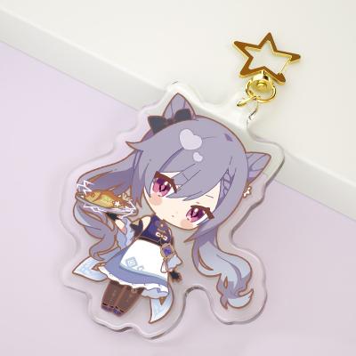 China Wholesale DIY Anime/Anime/Photo Paran Resin Clear Acrylic Round Key Chain Letter Acrylic Key Chain Diy Kpop Acrylic Charms Key Chain Custom for sale