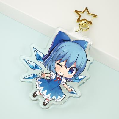 China DIY/Anime/Photo Paran Diy Your Custom Acrylic Key Chain Pencil Design Wholesale Clear Acrylic Key Chain Anime Figure Charms Key Chain for sale