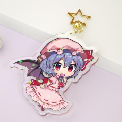 China DIY/Photo Anime Paran Charm Sublimation Keychains Resin Keychain Acrylic Acrylic Key Chain PVC Kawaii Acrylic Clear Star Chain for sale