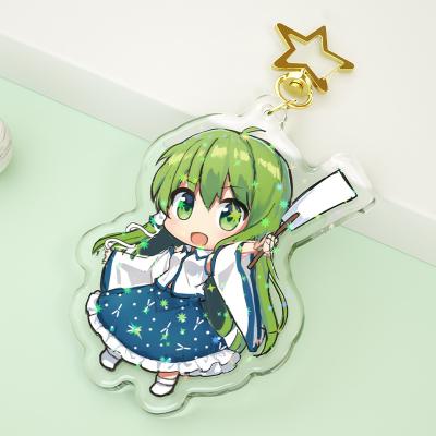 China DIY/Diy Best Photo Paran Anime Acrylic Heart Custom Key Chain Charms Cute Clear Acrylic Key Chain Custom Kawaii Laser Cut Acrylic Key Chain for sale