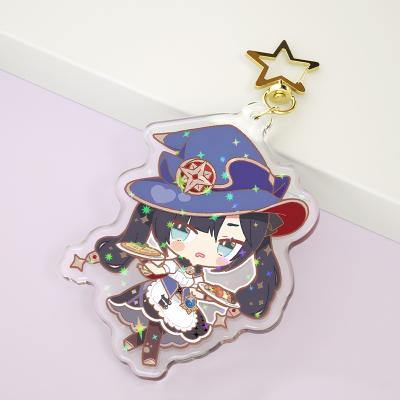 China DIY/Anime Paran Wholesale Promotion Star Key Chain Acrylic Plastic Custom Key Chain/Photo Make Your Design Anime Acrylic Charm Key Chain for sale