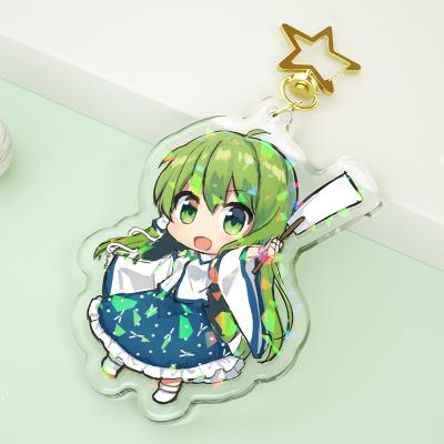 China DIY/Anime/Photo Paran 2023 New Anime Charm Key Chain Wholesale Customize Your Design Japanese Acrylic Clear Kawaii Key Chain Acrylic Key Chain for sale