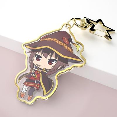 China DIY/Acrylic Key Chain Kawaii Acrylic Plastic Key Chain Best Custom Anime Acrylic Figure/Photo Charm Paran Sublimation Resin Key Chains Anime for sale