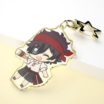 China DIY/Custom Anime Paran/Photo Printed Your Number Acrylic Charm Wholesale Acrylic Key Chain Japanese Plastic Acrylic Key Chain for sale