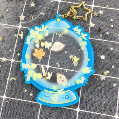 China DIY/Anime/Anime Custom Round Cute Acrylic Plastic Key Chain Cartoon Paran Photo Best Charms Key Chain Wholesale Acrylic Oil Keychain Shaker Shaker for sale