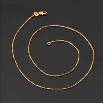 China 18k Vacuum Plating High Quality Christian Religion Jewelry Gold Plated Stainless Steel Non-fading Micro Chain Pave Pendant Necklace for sale