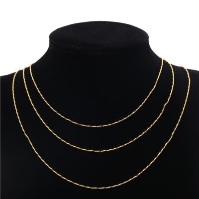 China New Style 18k Non-fading Vacuum Rotating Other Snake Men's Chain Necklace 1.2mm Jewelry Designs for sale