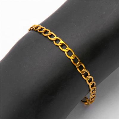 China hot designer Discount Non-fading sale In-stock bracelet gold plated no Fade Gold Plated Bracelet Gold charms for sale