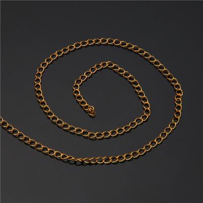 China Factory Direct Sale Non-fading Customized Non Tarnish Men Chain Necklace Jewelry Rope Tail Chains for sale