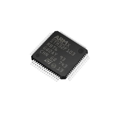 China - Price Stm32f103 Mcu Arm Stm32f1 M3 128kb 2.5v 3.3v 64 32 Bit Snap Pin Lqfp Stm32f103rbt6 for sale