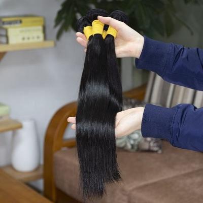 China Free Sample Brazilian Straight Human Hair Silky Straight Weave Natural Black Wave 1/3/4 PC/Lot Bundles 100% Remy Human Hair for sale