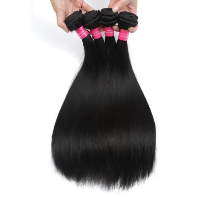 China All Textures Full Cuticle Aligned Straight Brazilian Hair Silky 4 Bundles Bundles 100% Virgin Hair Extensions for sale