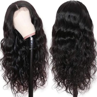 China ALL Textures Shmily Factory Wholesale Body Wave Hair Wig, 13*4 Lace Front Peruvian Virgin Hair Cuticle Aligned 100% Hair Wigs For Black Women for sale