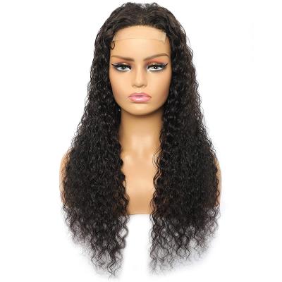 China ALL 10A Malaysian French Quality Virgin Hair Textures 4*4 Lace Closure Remy Virgin Brazilian Hair Kinky Curly Wig for sale