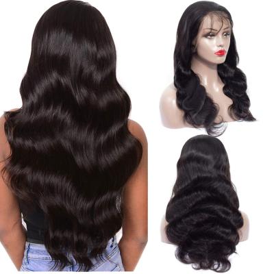 China ALL Textures 13*4 Body Wave Glueless Lace Frontal Wigs Raw Indian Human Hair Lace Wigs Virgin Indian Cuticle Aligned Body Wave Lace Front Wig for sale