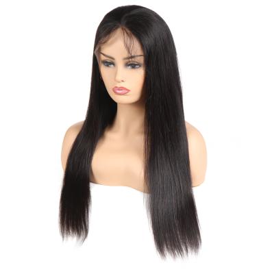 China ALL Textures Brazilian Virgin Pre Plucked Raw Straight Cuticle Aligned Swiss Hairband 360 Lace Front Wig With Baby Hair Lace Front Wig for sale