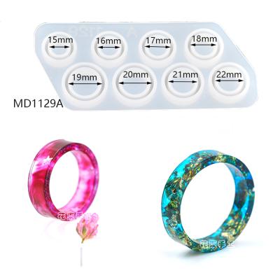 China DIY Epoxy Resin Ring Mold Silicone Mold Jewelry Collar Resin Viable Pendant Casting Molds for sale