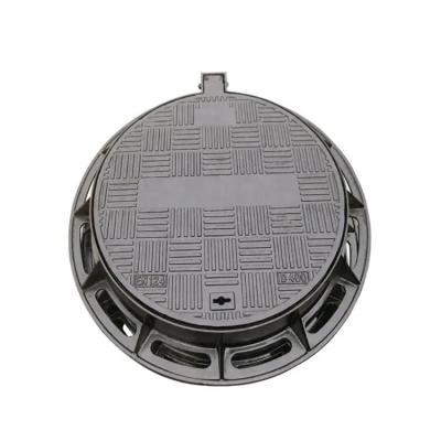 China Grated Ductile Iron Manhole Cover Heavy Duty Epoxy Painting Te koop