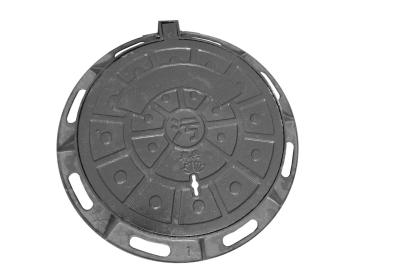 China Customized Heavy Duty EN1433 Anti-theft Asphalt Ductile Iron Manhole Cover Based On Drawings for sale