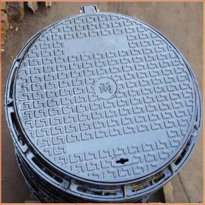 China Double Layer Heavy Duty Rainwater Sewage Ductile Iron Manhole Cover for sale