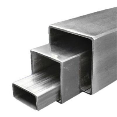 China Custom Stainless Steel Welded Square Tube SS304 SS316L High Quality Te koop