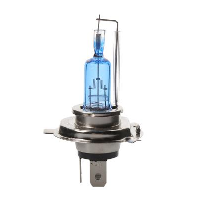 China High Quality Glass Halogen H4 Headlight Bulb 12v 60/55w P43t H4 Lamp Motorcycle Headlight Bulb for sale