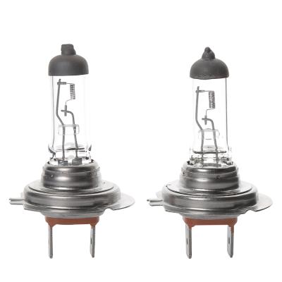 China Customization Auto Accessories Car Headlight 12V55W H7 Multi Style Glass Halogen Bulb for sale