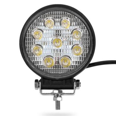 China 9pcs*3w 12v led work light 27w led work light bar led work light for road 27W for sale