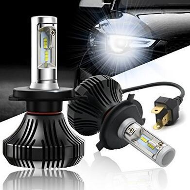 China Factory Price G7 Aluminum Car H4 (HB2/9003) Cool White Led Headlight Bulbs 20W 8000LM 4000K High Low Beam With C REE Chips for sale