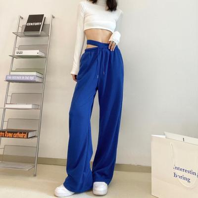 China Kliou K21P08720 Breathable New Design Pants Straight Solid Fall 2021 Clothes Women's Pants And Trousers for sale