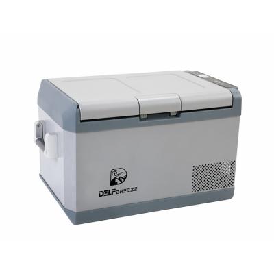 China New Design Mini Cooler Box Fridge 12v DC Compressor Freezer Portable Car Fridge Freezer Best Price 36L for sale