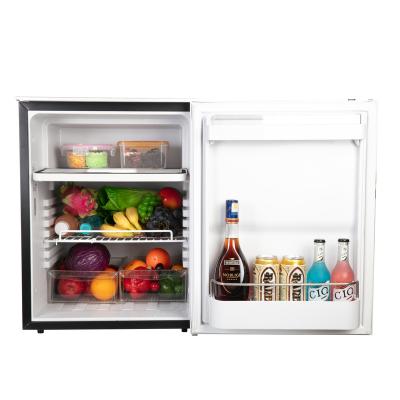 China 80L Fridge Freezer High Quality Control Built-in Dual-Zone Aluminum Compressor 12 Volt Fridge Refrigerator For RV for sale