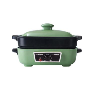 China 6 in-1Multi Portable Desig Electric Cooker Desig Smokeless Indoor Table Easy Cleaning Easy Cleaning Operation Grill for sale