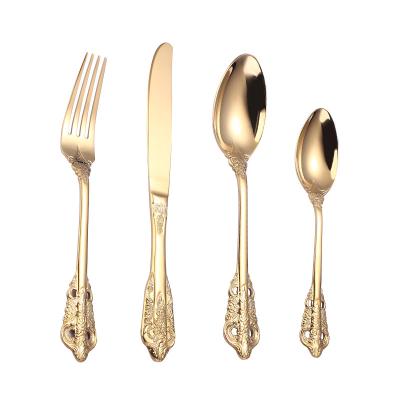 China Sustainable Europe Styles Stainless Steel Cutlery Set for sale