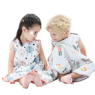 China Breathable Baby Constant Temperature Bamboo Fiber Wearable Newborn Baby Sleeping Bag In Different Styles for sale