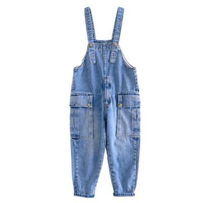 China Latest QUICK DRY Cute Kids Jeans Fashion Overalls Denim Pants Kids Boy for sale