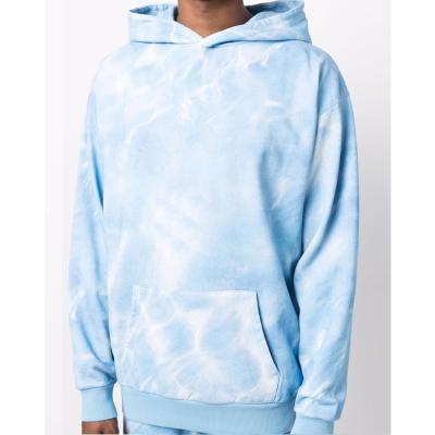 China Custom Anti-wrinkle Fashion All Over Printed Graphic Logo Sweater Washed Tie Dye Plus Size Mens Hoodies Sweatshirts For Spring Autumn for sale