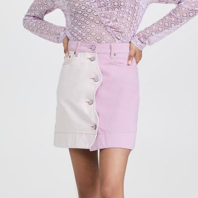 China Fashion Breathable Hot Sale Women's Autumn Winter Short Skirt Denim Mini Skirts For Women for sale