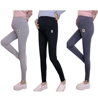 China Fashion Custom Women's Casual Breathable Pants OEM Cotton Knitted Leggings Jogging High Waisted Sports Yoga Maternity Pants For Sweat for sale