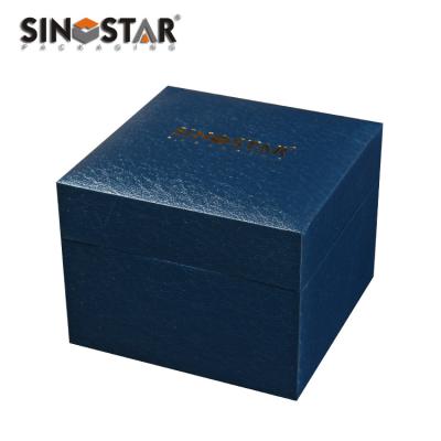 China High Quality Plastic Box+ Paper Custom Logo Mens Watch Box for sale