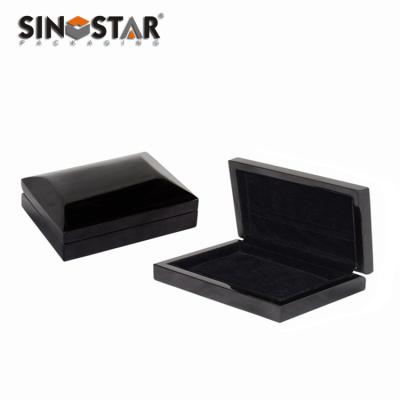 China Wholesale Wood Custom Design Unique Matte Gift Rigid Packaging Lid Commemorative Coin Gift Box for sale