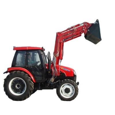 China Backhoe 4wd 40hp tractor with front end loader and backhoe for sale