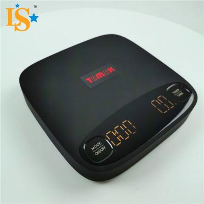 China Weight Measuring New LED 2kg 0.1g Electronic Kitchen Digital Scale Coffee Scale for sale