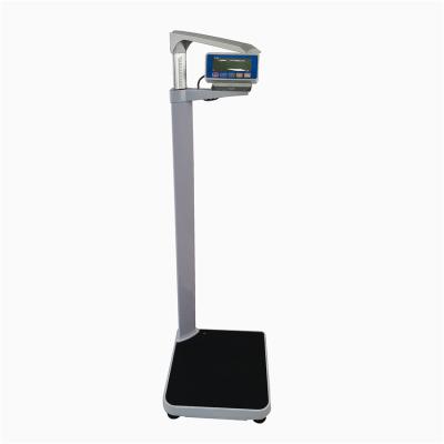 China 0~40â „ ƒ 250 Kg Accurate Electronic Medical Body Fat Scale BMI Height High Scale Smart Patient Body Scale for sale