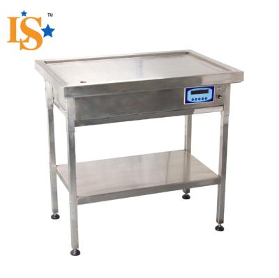 China Stainless Steel Electric Clinic OTS-A01 Examination Table Top Scale Veterinarian Equipment Surgical Operation Table With Scale for sale