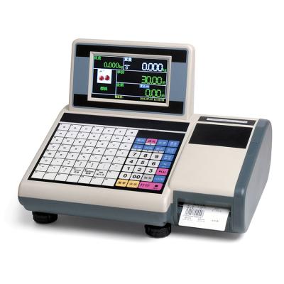 China cheap electronic barcode label printing cash register pos systems on sale 6kg/15kg/30kg for sale