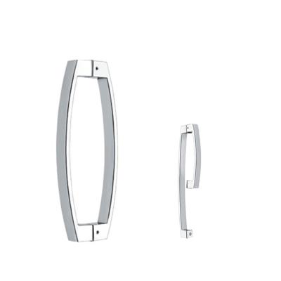 China Various Modern Stainless Glass Shower Door Handle Bathroom Shower Pull Glass Door Handle for sale