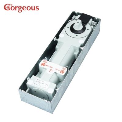 China Modern gorgeous floor hinge concealed floor glass spring frameless glass door closer for 150kg door for sale