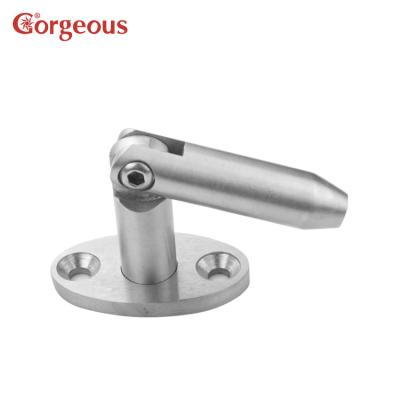 China Gorgeous Glass Connector Glass Corner Sliding Door Canopy Connector Flange Fitting Connectors for sale